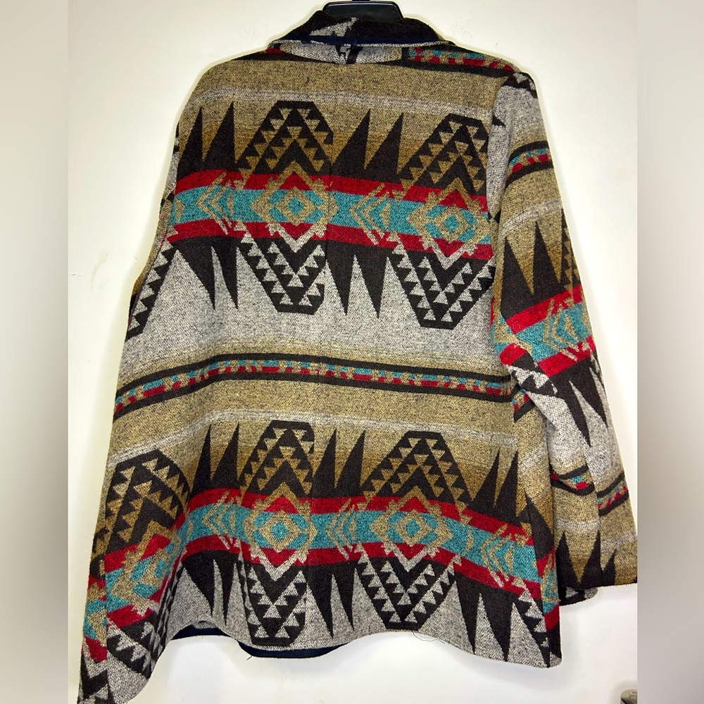 Forever 21 Womens 3X Aztec/Western Open Front Jacket. - Picture 2 of 6